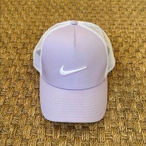 Lavender And White Nike Cap Great Used Condition Worn Once